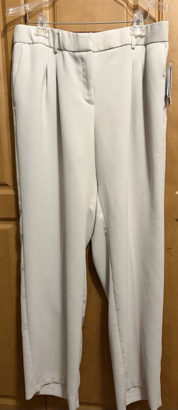 Amanda Chelsea Women’s Pants Modern Fit Full Length Size 14 Wide Leg NWT $110